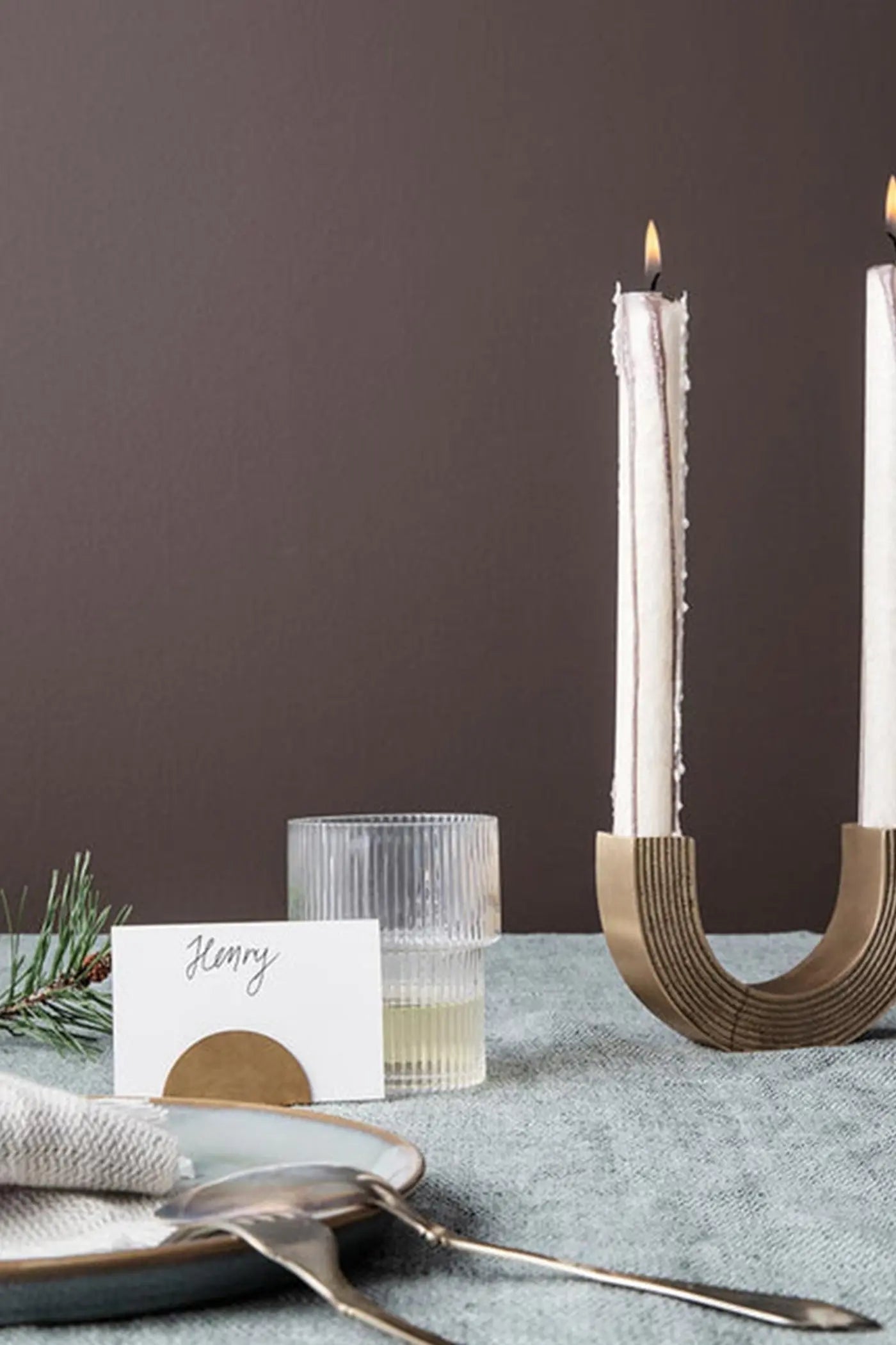 OUTLET Cart holder Brass set Ferm Living BEBE Concept