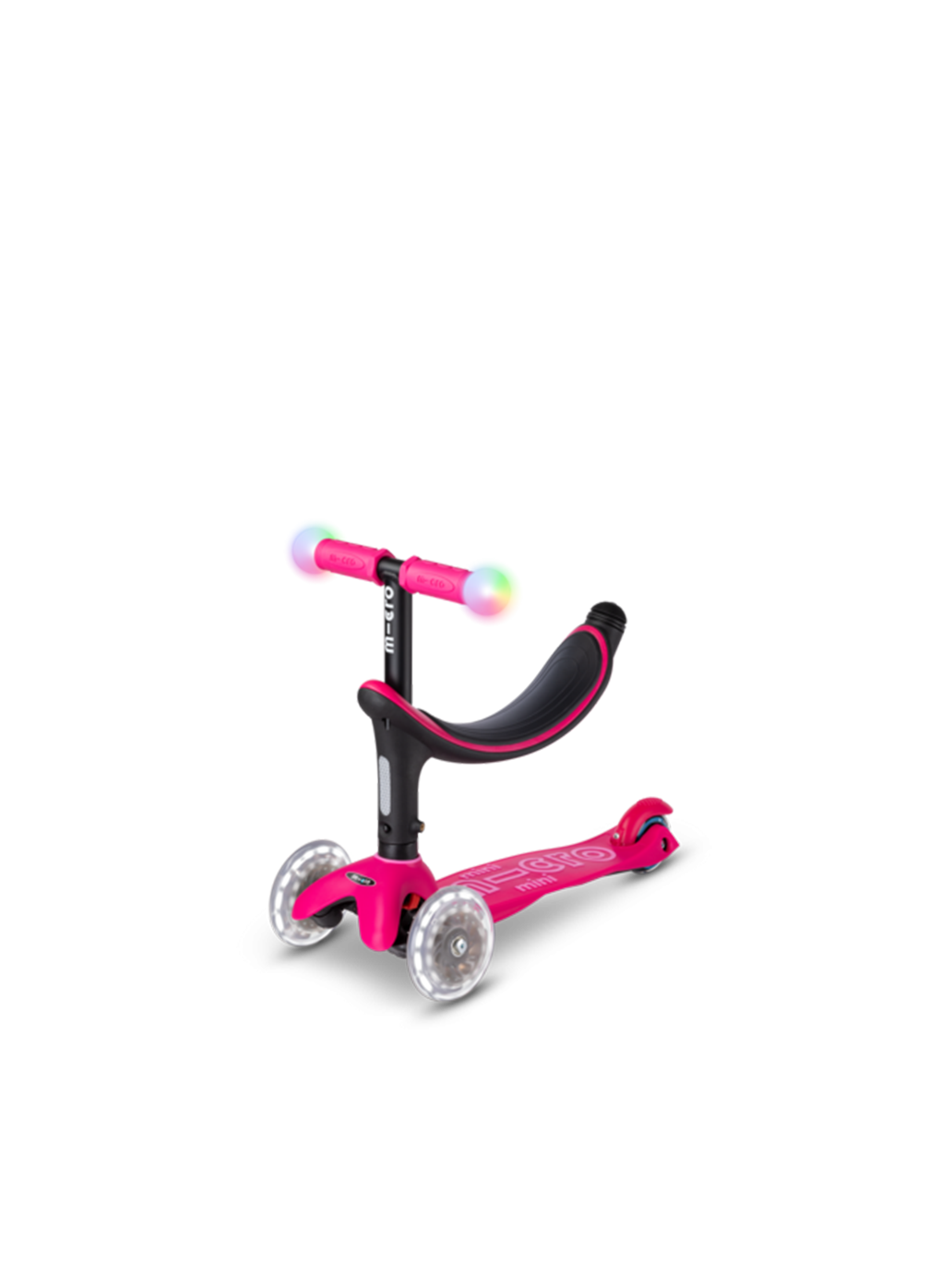 Hulajnoga Mini2Grow Deluxe Magic LED 4w1 Micro BEBE Concept