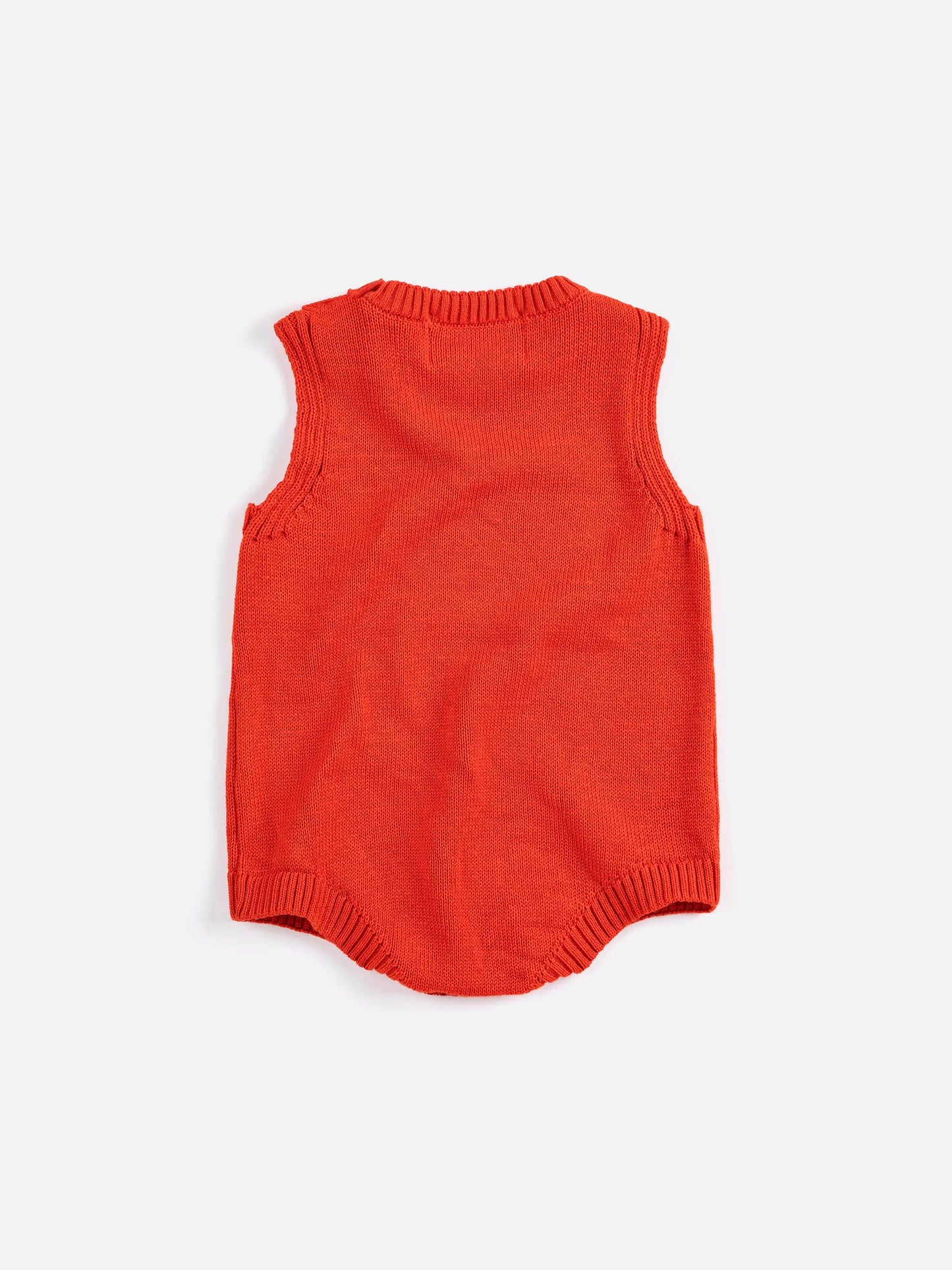 Pixel Strawberry knitted romper Bobo Choses BEBE Concept