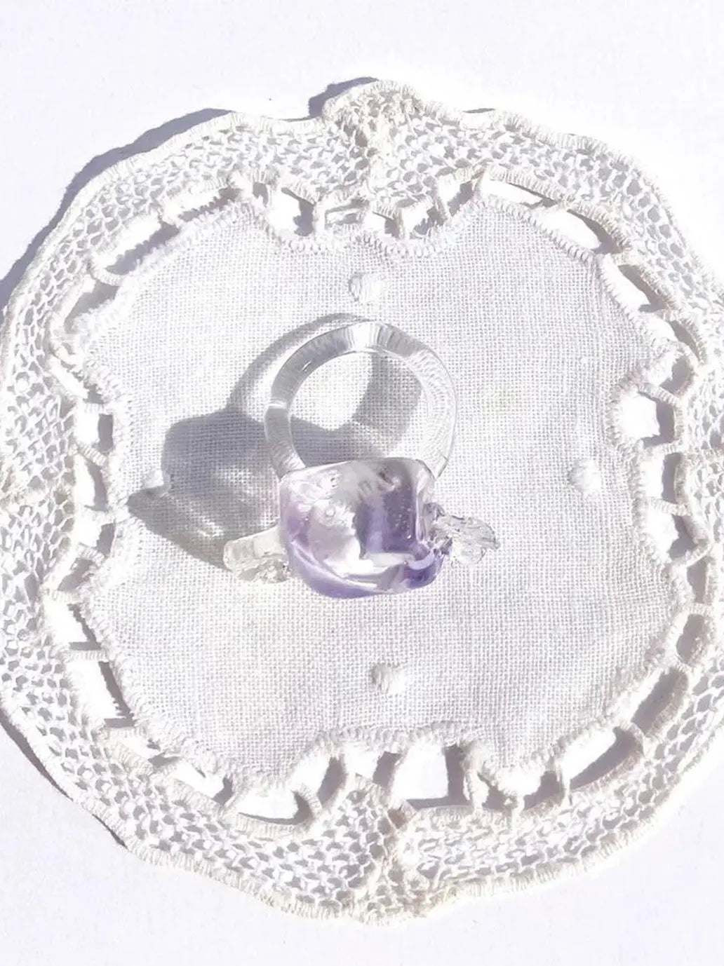 Big Candy Glass Ring Vivian Alarcon BEBE Concept