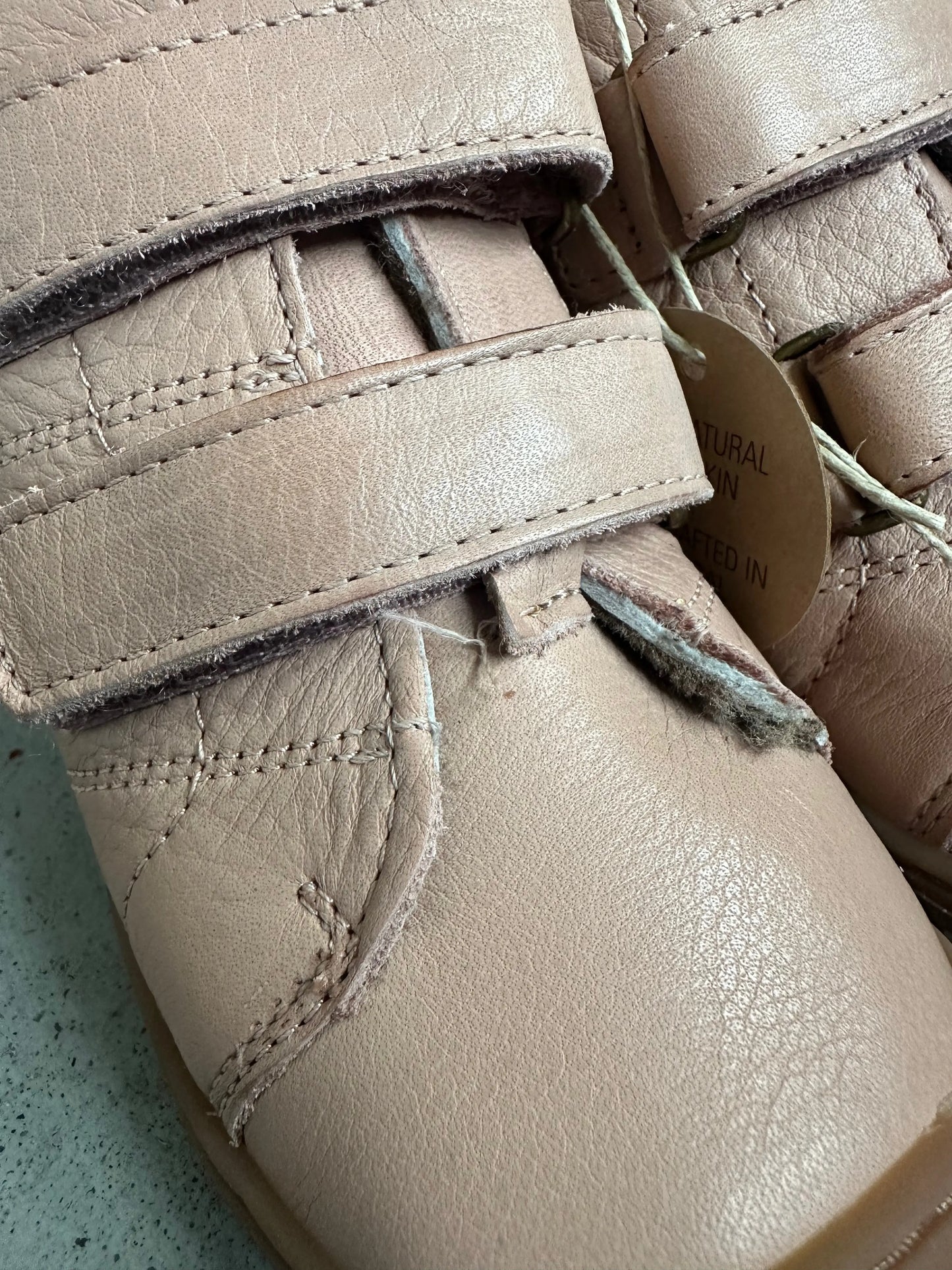 OUTLET Skórzane pierwsze buty ocieplane wełną | rozm. 24 Bisgaard BEBE Concept