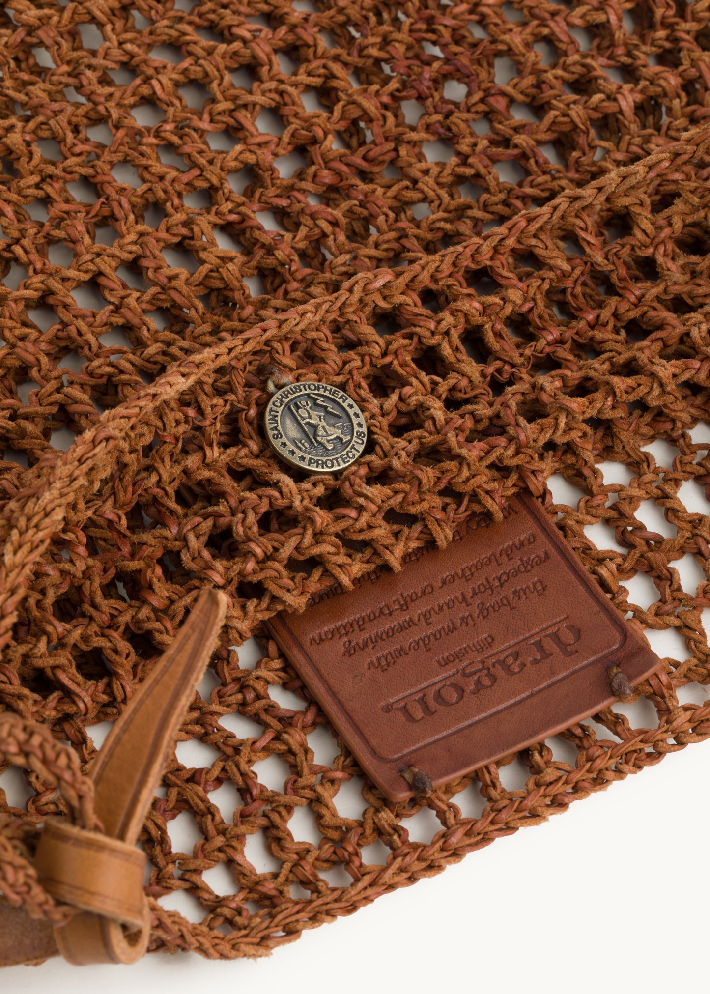 Skórzana pleciona torba Knit Hobo Dragon Diffusion BEBE Concept