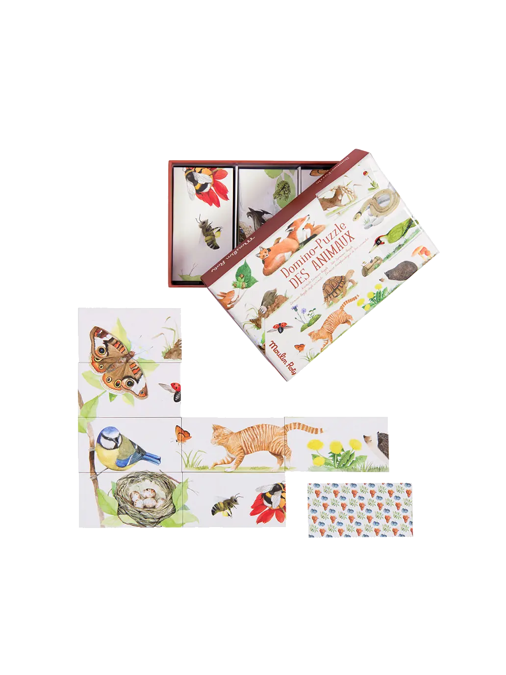 Gra zwierzęce domino Moulin Roty BEBE Concept