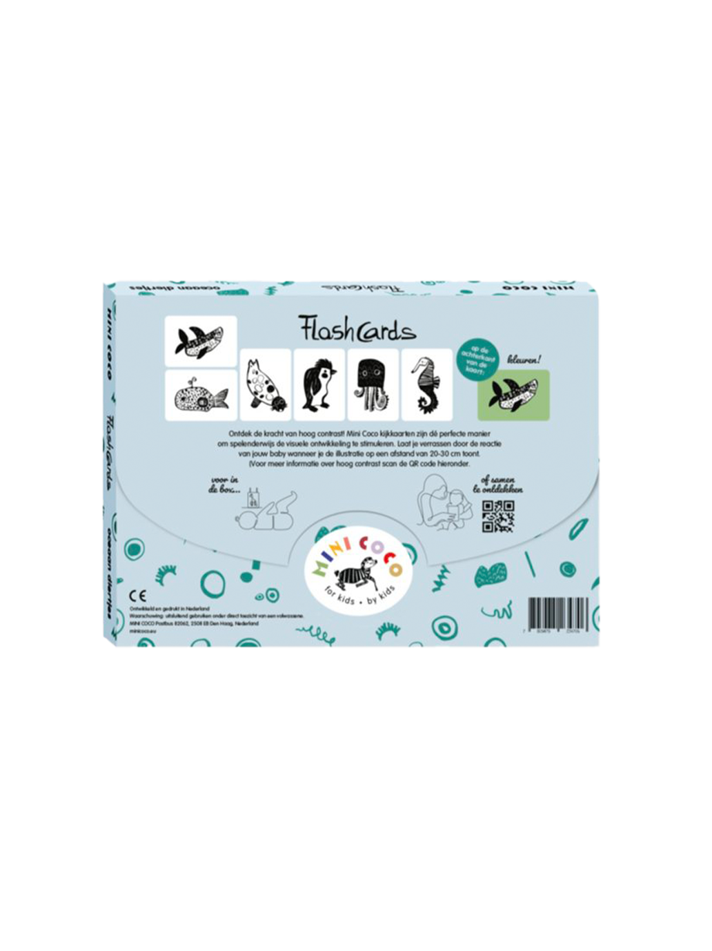 Karty kontrastowe dla niemowląt Mini Coco BEBE Concept