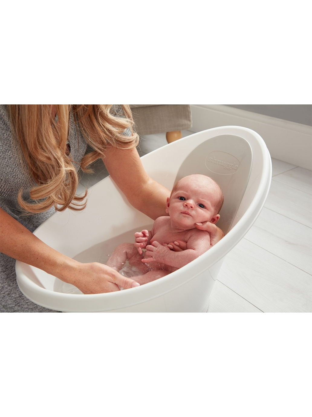 Wanienka niemowlęca z odpływem shnuggle BEBE Concept