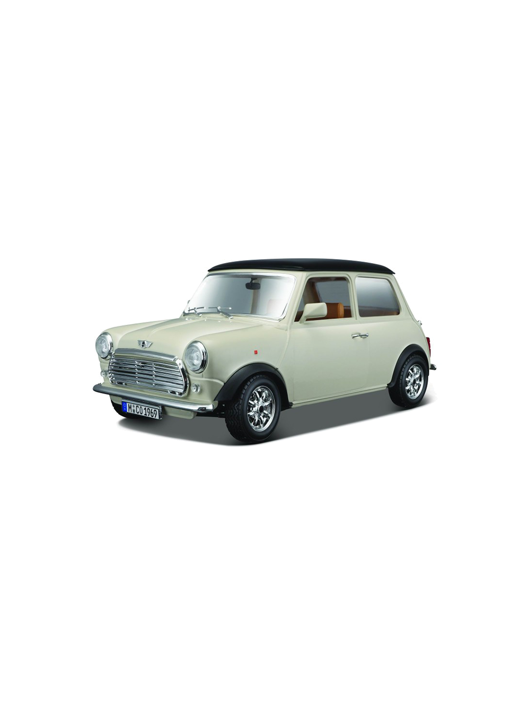 Duży metalowy model samochodu Mini Cooper Burago BEBE Concept