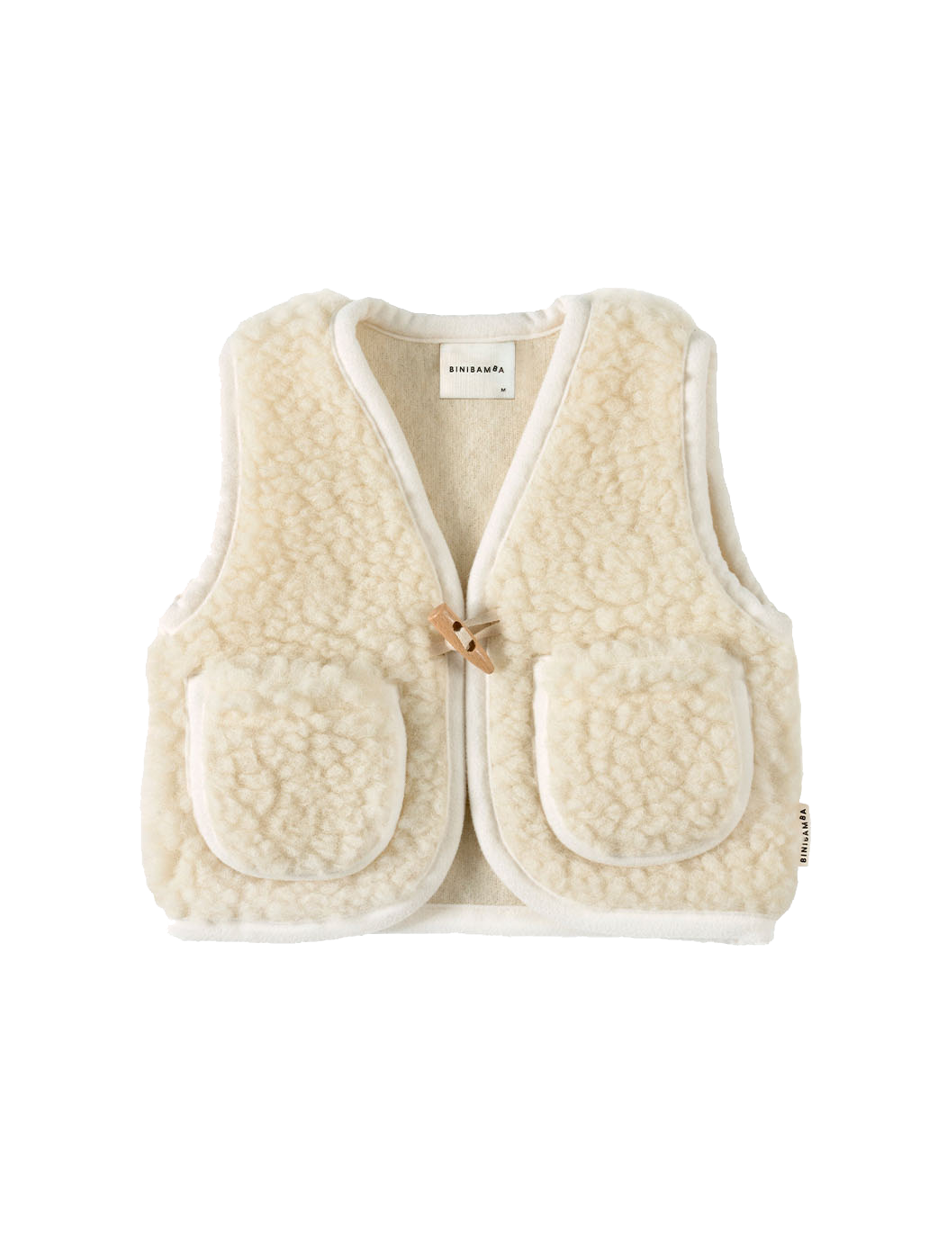 kamizelka z wełny merino MILK