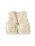 gilet in lana merino MILK
