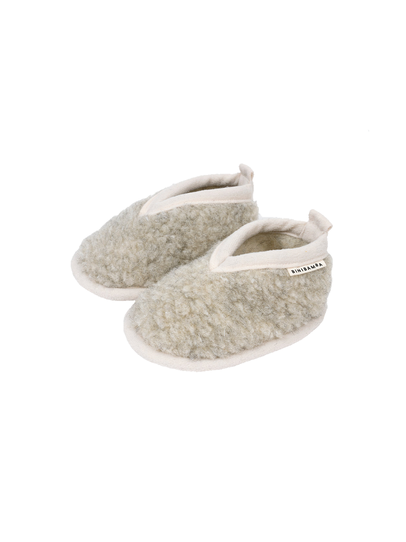 pantuflas de lana merino
