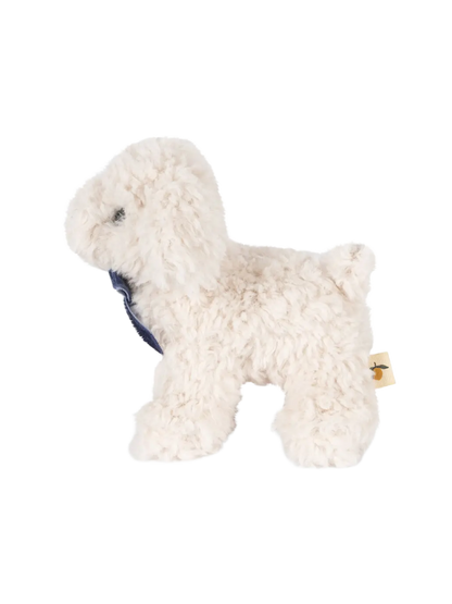 Mini przytulanka Biały Piesek Baby Animal Konges Slojd BEBE Concept 