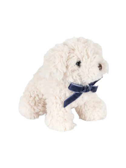 Mini przytulanka Biały Piesek Baby Animal Konges Slojd BEBE Concept 