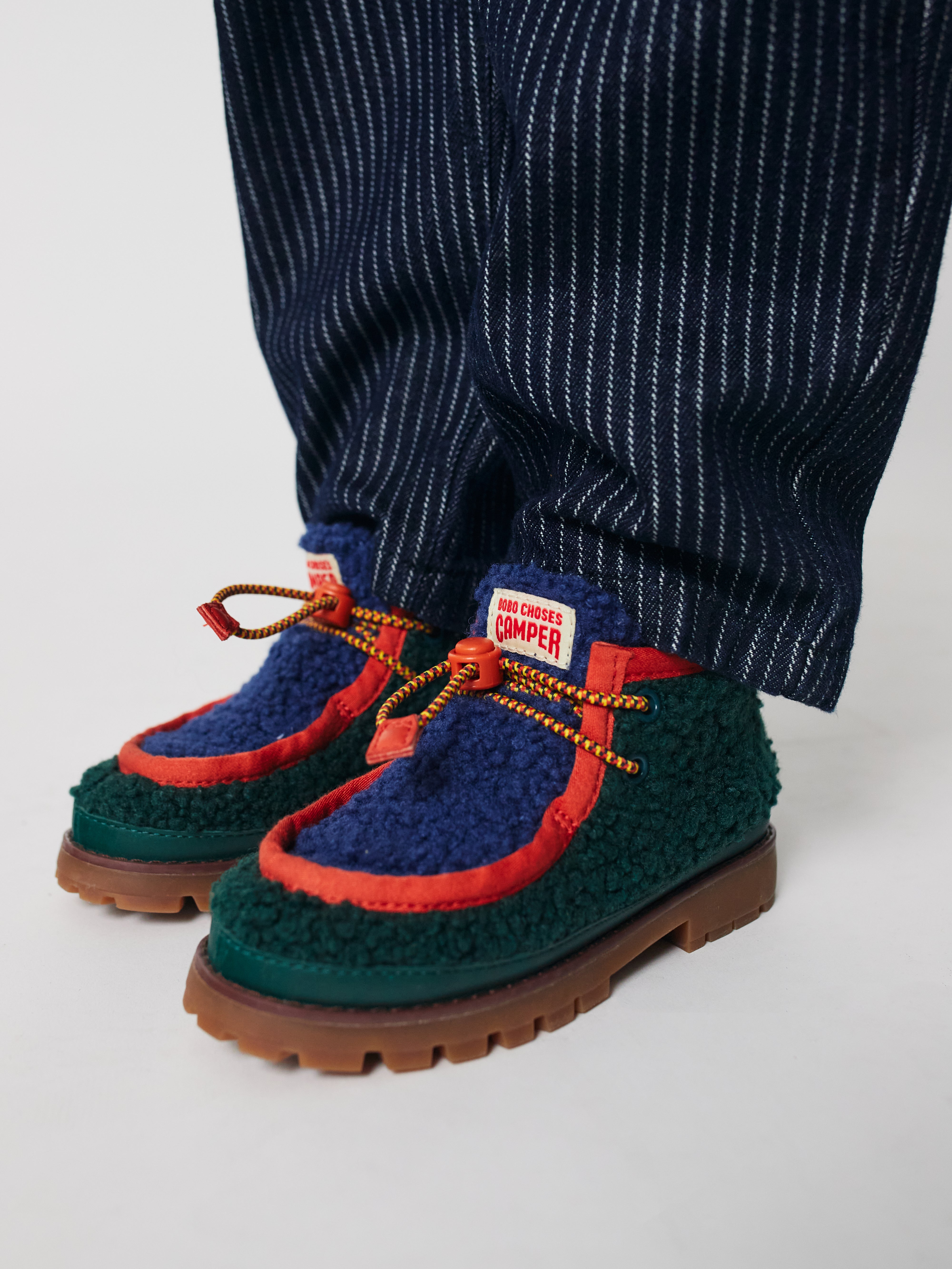BOBO CHOSES x CAMPER Compas Wallabee sheepskin shoes Bobo Choses BEBE Concept 