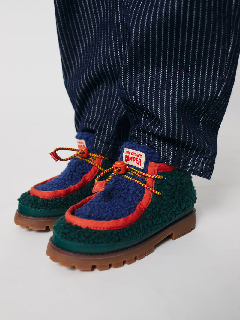 BOBO CHOSES x CAMPER Compas Wallabee sheepskin shoes Bobo Choses BEBE Concept 