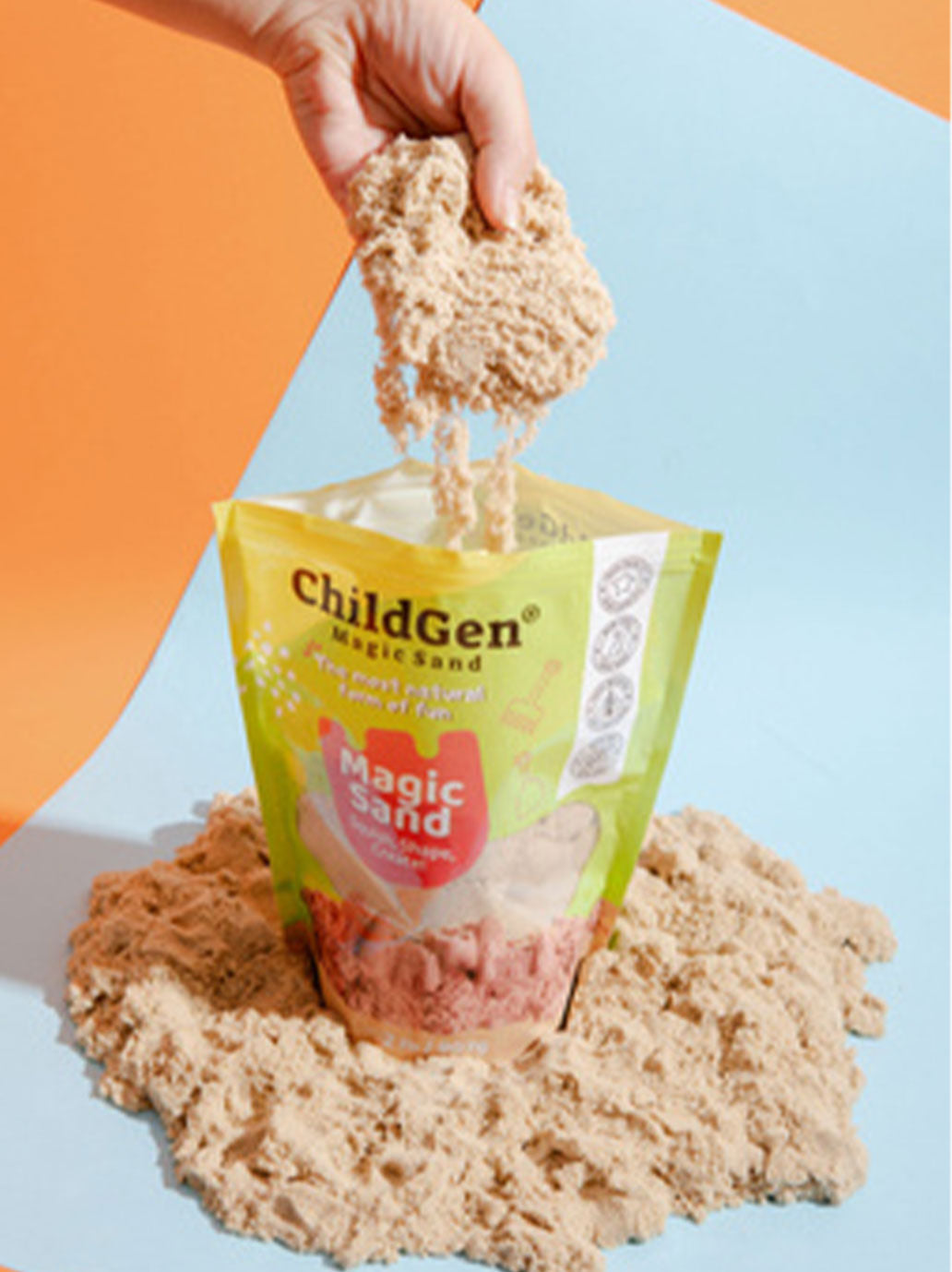 Naturalny piasek kinetyczny Re-Fill ChildGen BEBE Concept 