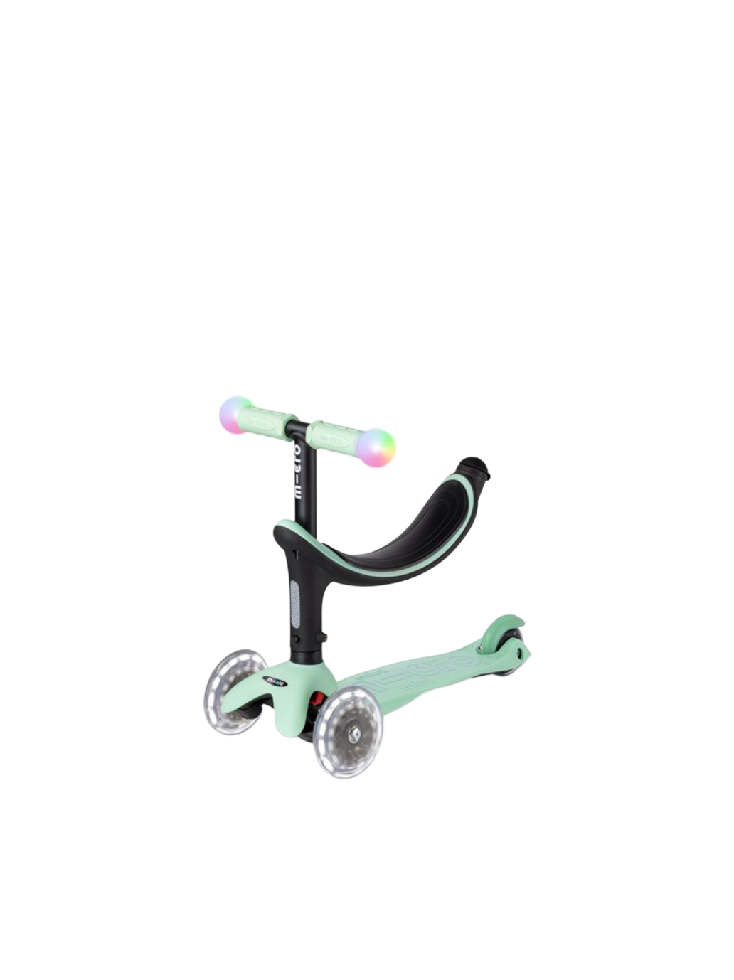 Hulajnoga Mini2Grow Deluxe Magic LED 4w1 Micro BEBE Concept 
