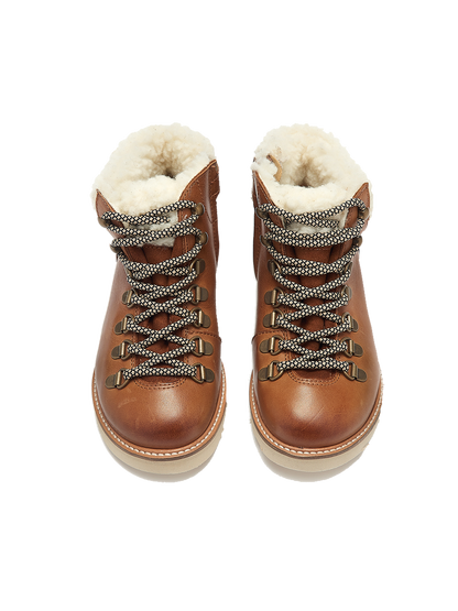 Ocieplane buty skórzane Eddie Fur Hiking Boots Young Soles BEBE Concept 