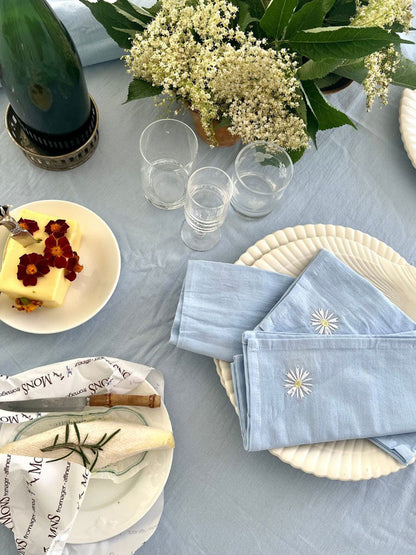 Zestaw bawełnianych serwetek Napkin Set Midnatt BEBE Concept 