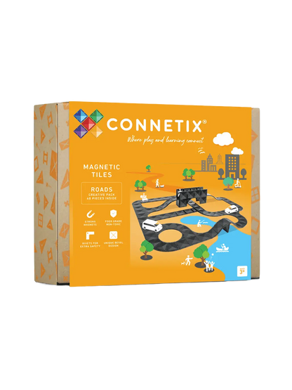 Klocki magnetyczne drogi Creative Roads Pack Connetix BEBE Concept 