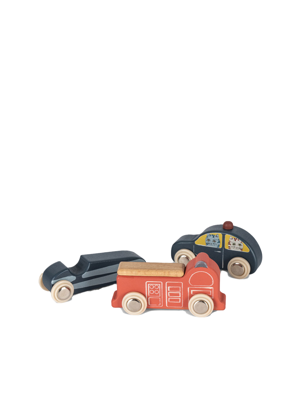 Drewniane samochodziki Konges Slojd BEBE Concept 