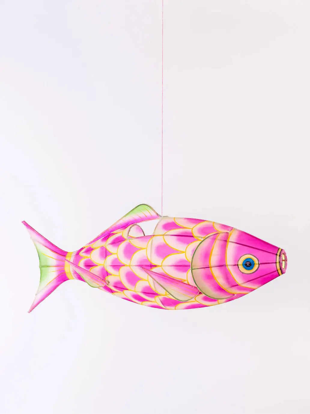 Ręcznie malowany lampion z jedwabiu Large Carp Petit Pan BEBE Concept 