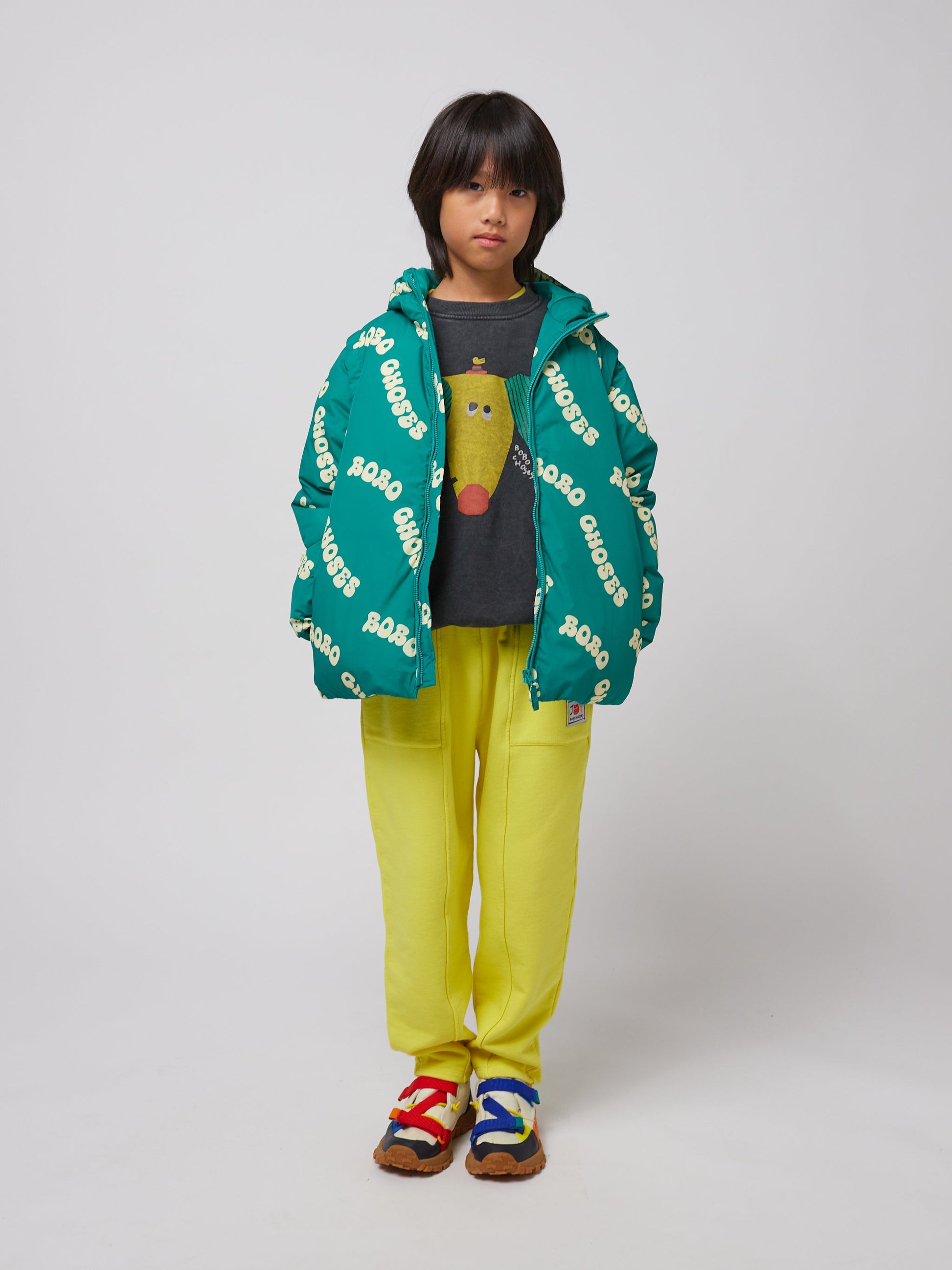 Wavy Bobo Choses all over light padded anorak Bobo Choses BEBE Concept 