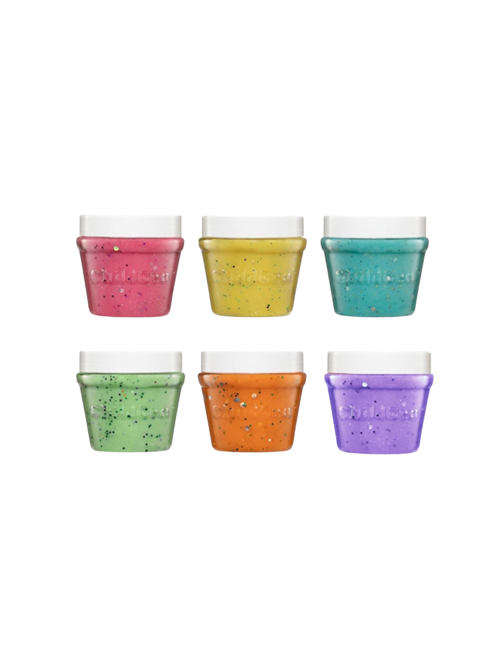Naturalna ciastolina w słoiczkach 6 kolorów ChildGen BEBE Concept 