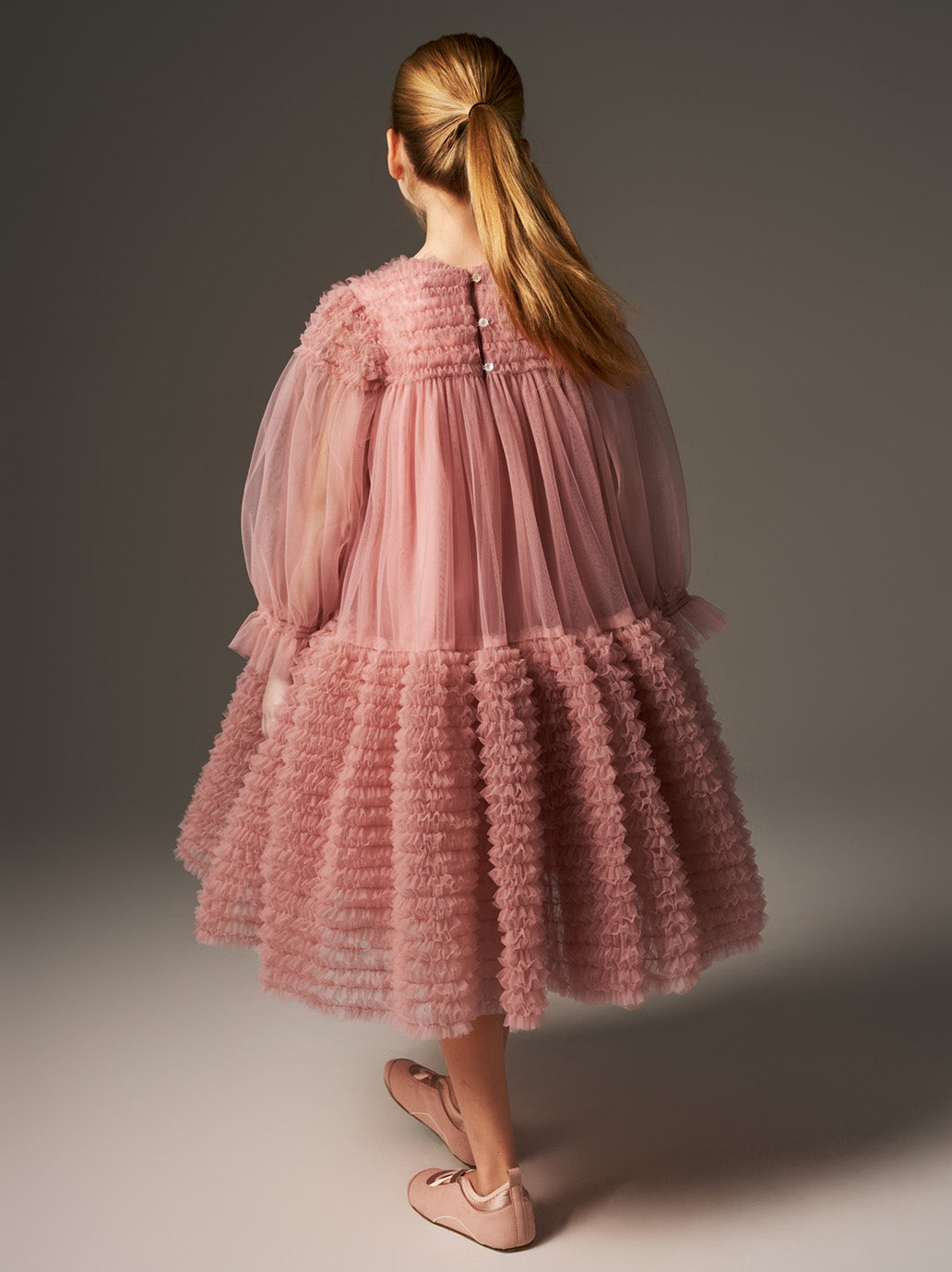 Sukienka Carlotta Dress Peach C'era una volta BEBE Concept 