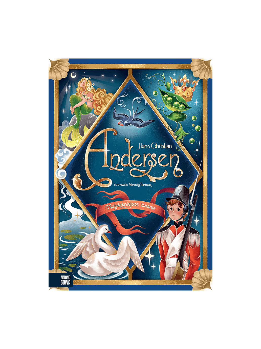 Najpiękniejsze baśnie: Hans Christian Andersen Wydawnictwo Zielona Sowa BEBE Concept 