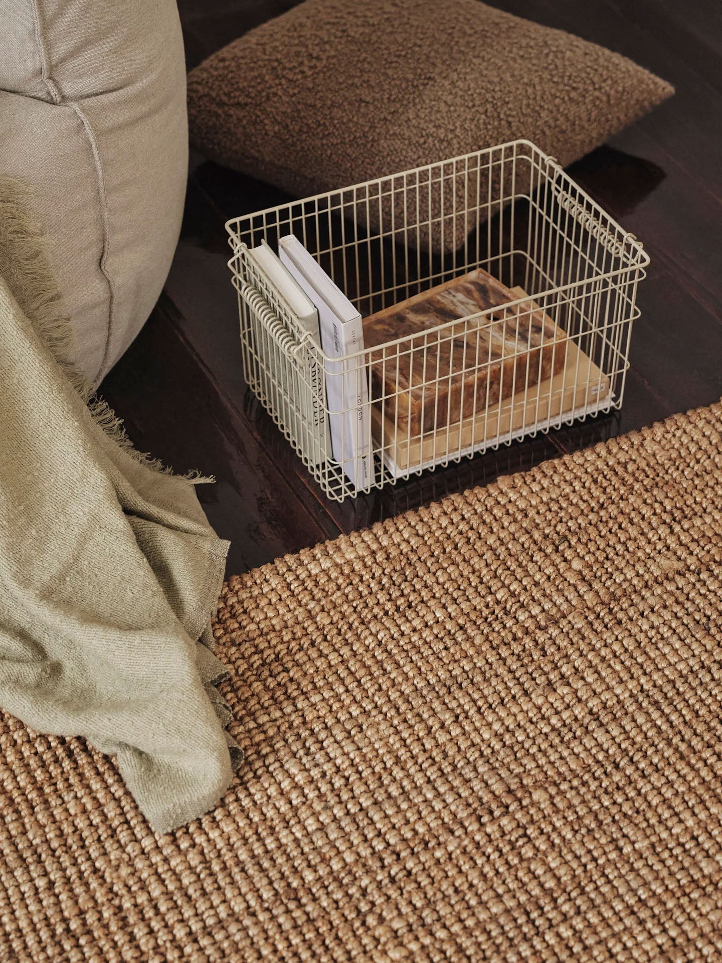 Zestaw stalowych koszy do przechowywania Cala Ferm Living BEBE Concept 