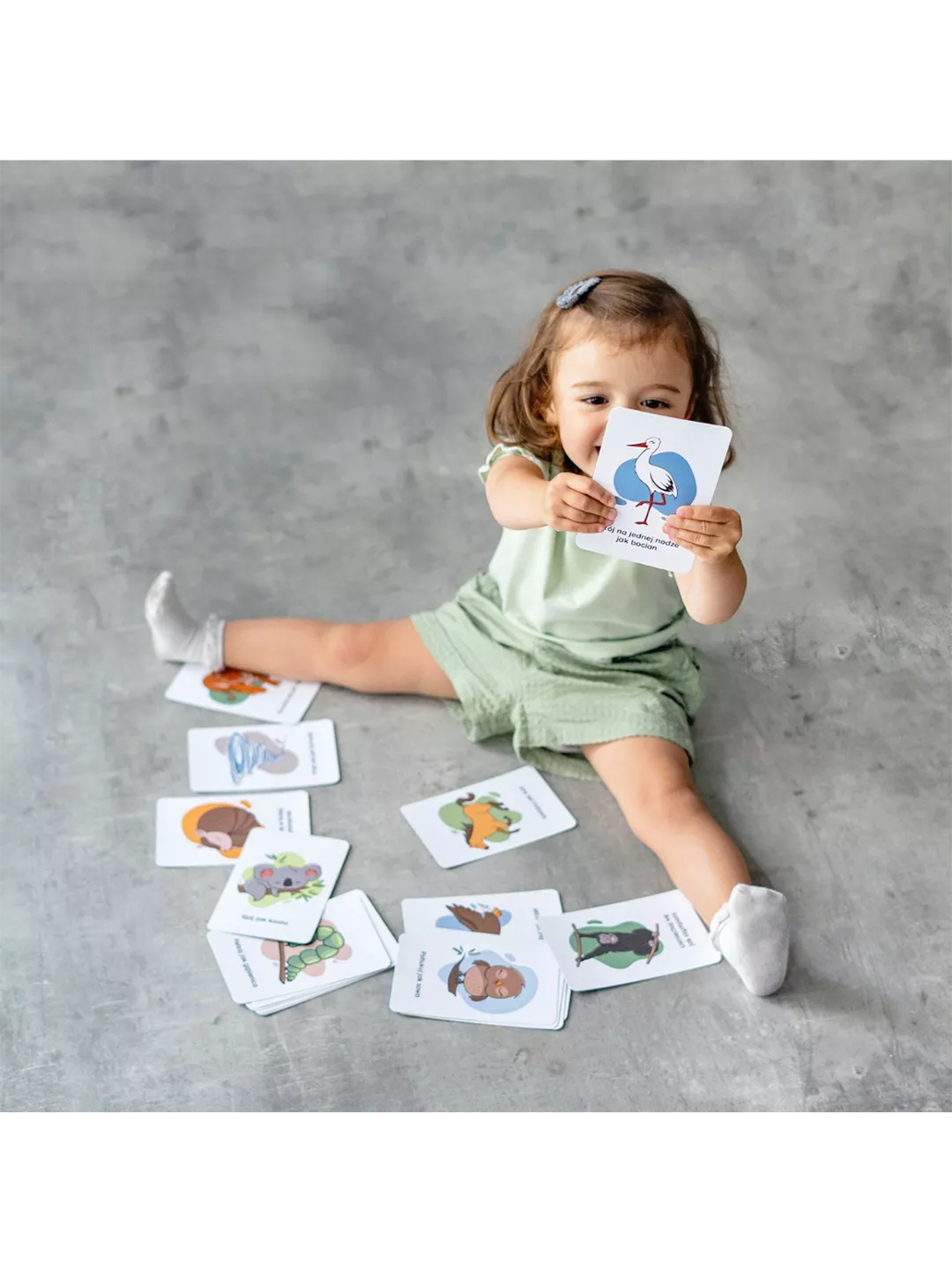 Edukacyjne karty ruchowe Nanuki BEBE Concept 