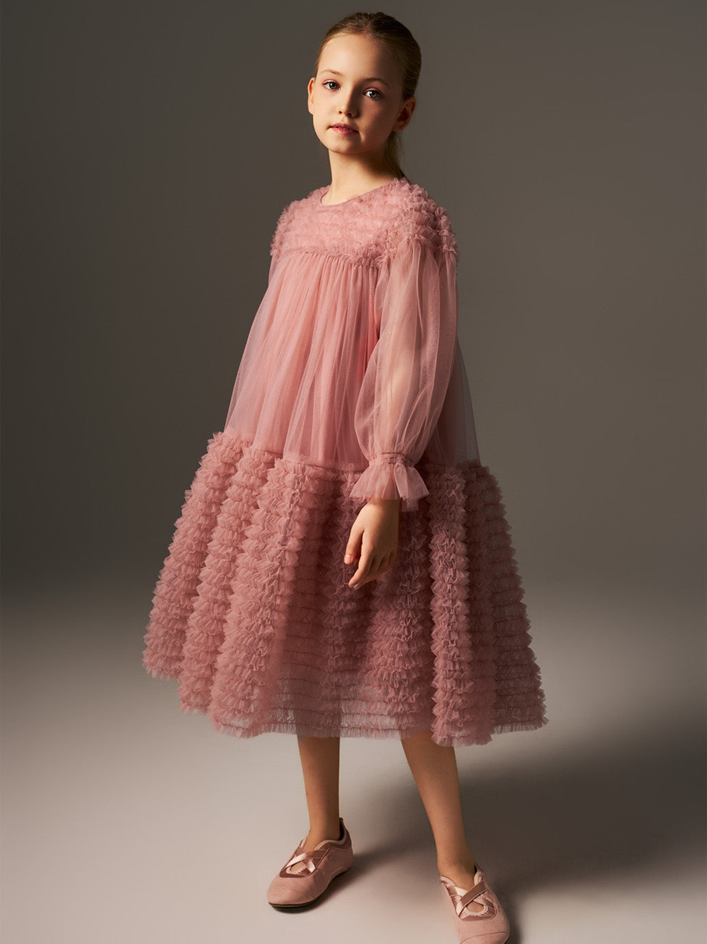 Sukienka Carlotta Dress Peach C'era una volta BEBE Concept 