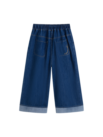 Spodnie Suri Pants Denim Blue C'era una volta BEBE Concept 