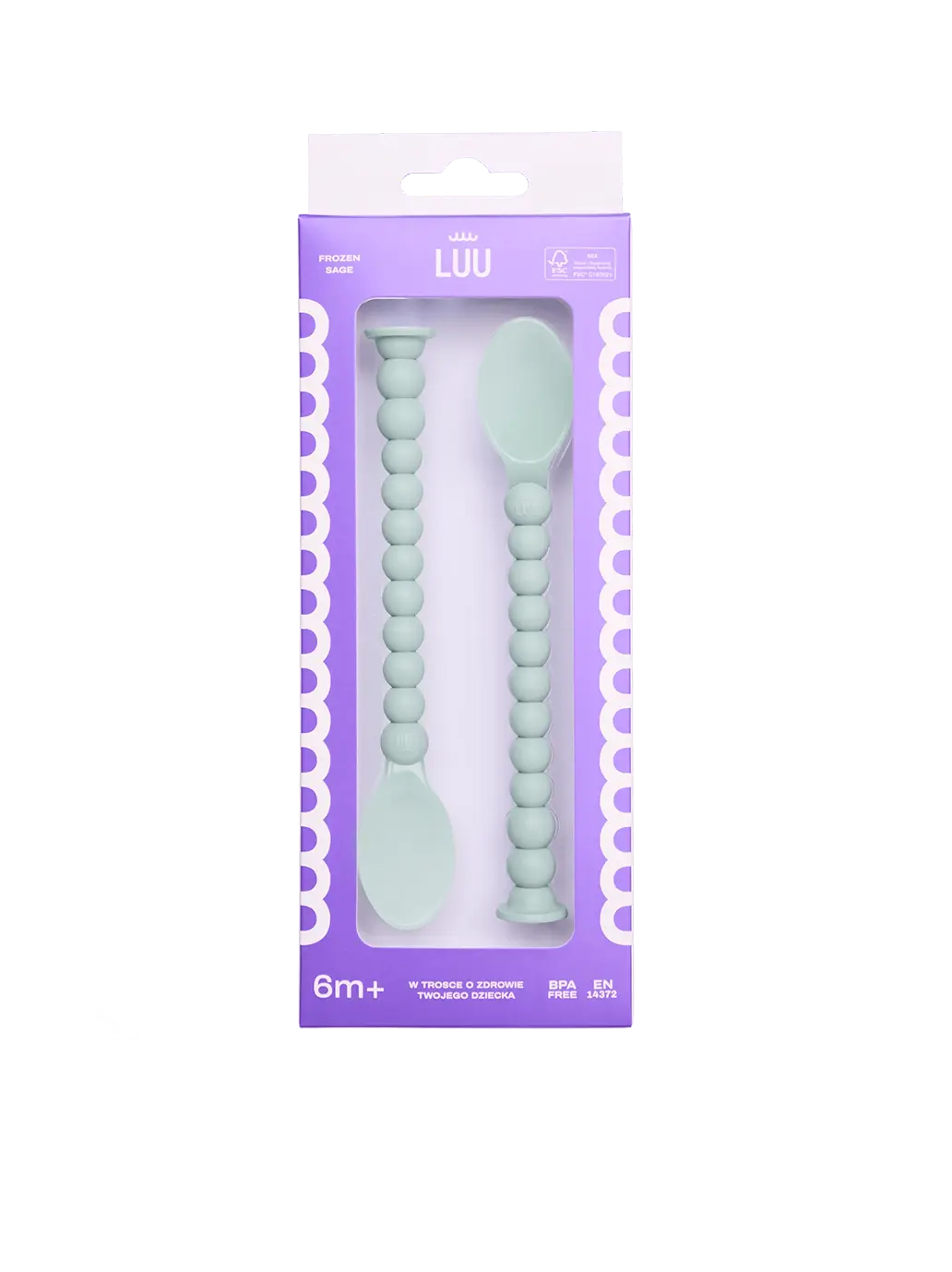 Zestaw łyżek do karmienia niemowląt Luu BEBE Concept 
