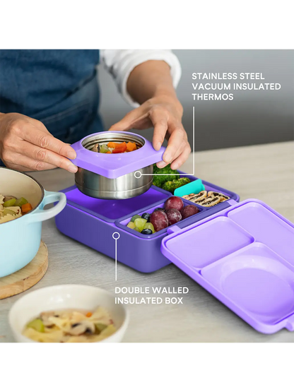 OmieBox lunchbox z termosem i przegródkami OMIE BEBE Concept 