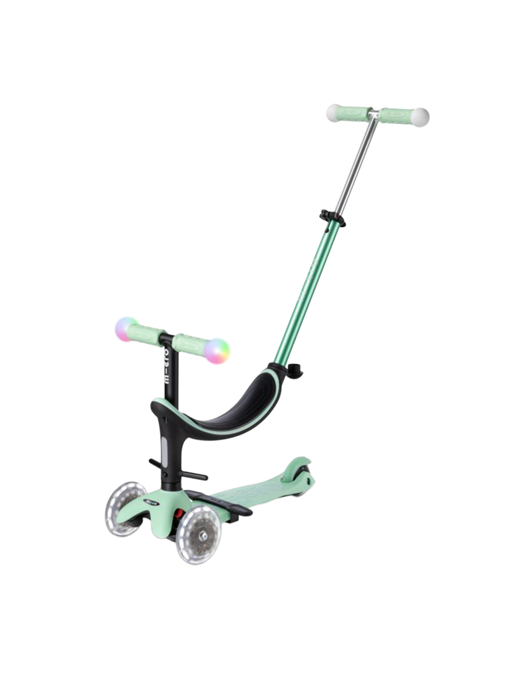 Hulajnoga Mini2Grow Deluxe Magic LED 4w1 Micro BEBE Concept 