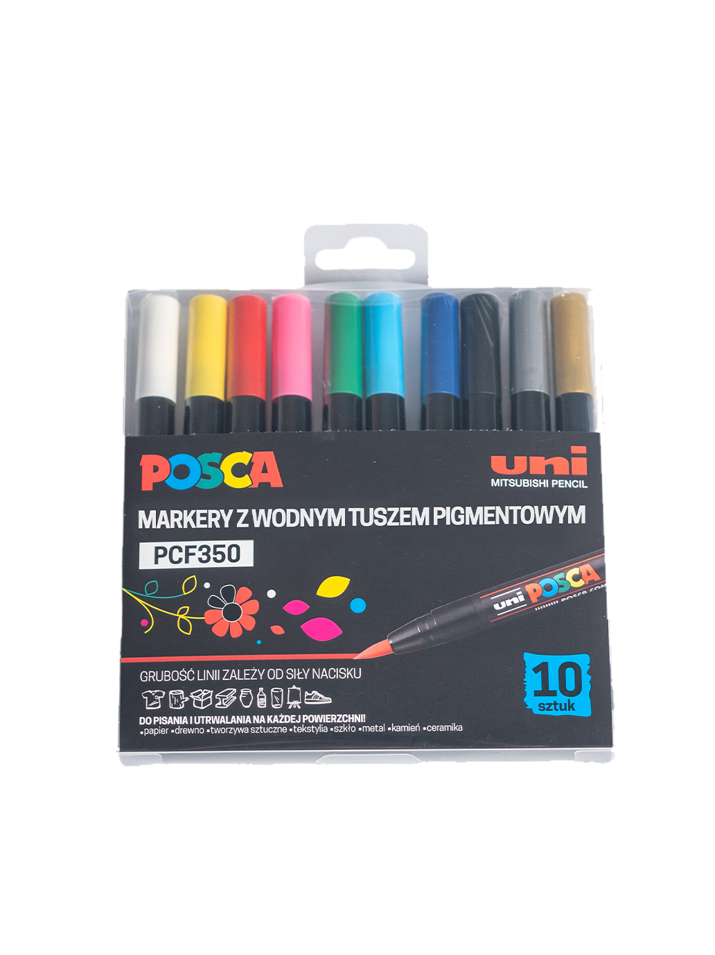 Markery z farbą plakatową POSCA PCF351 UNI BEBE Concept 