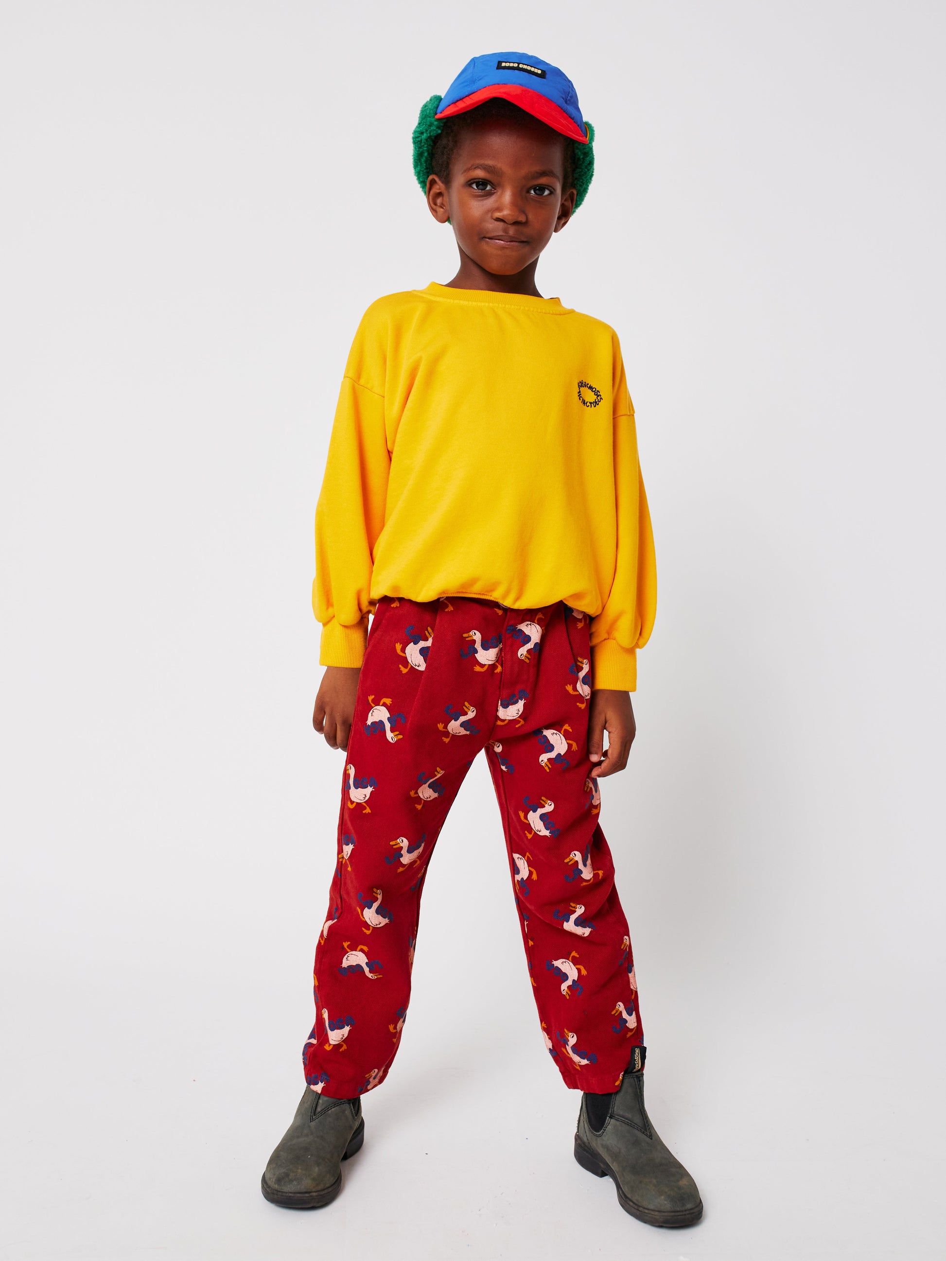 La Oca all over chino pants Kids Bobo Choses BEBE Concept 