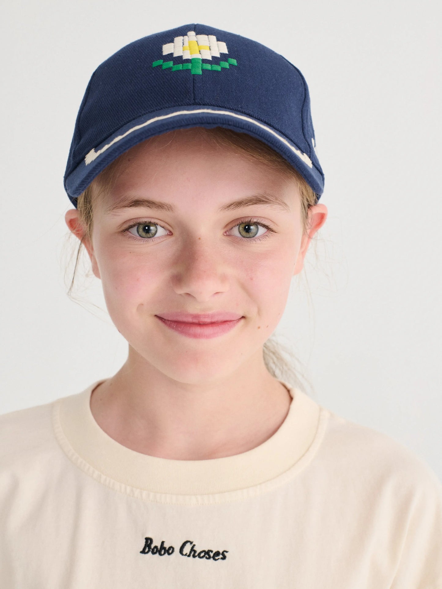 Czapka Pixel Daisy twill cap Bobo Choses BEBE Concept 