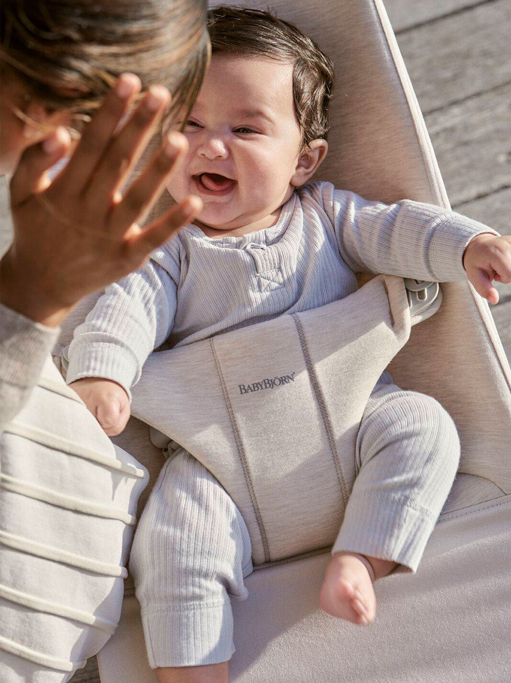 Leżaczek niemowlęcy Bliss 3D Jersey BabyBjörn BEBE Concept 