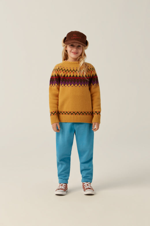 Sweter Zig Zag Yellow Jumper The Campamento BEBE Concept 