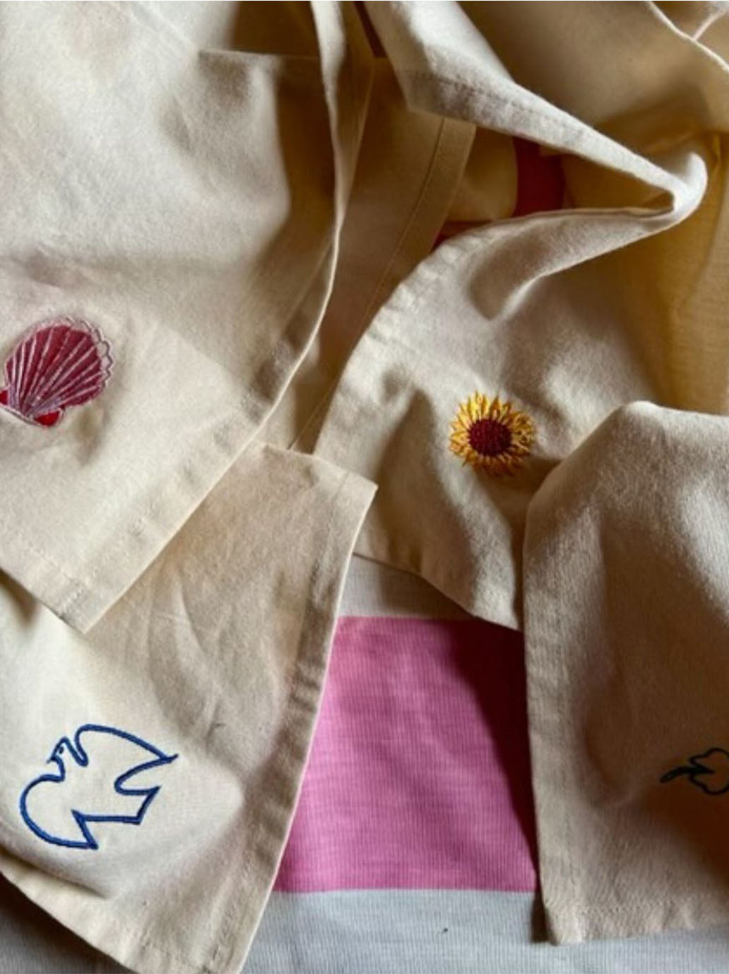 Zestaw bawełnianych serwetek Napkin Set Midnatt BEBE Concept 