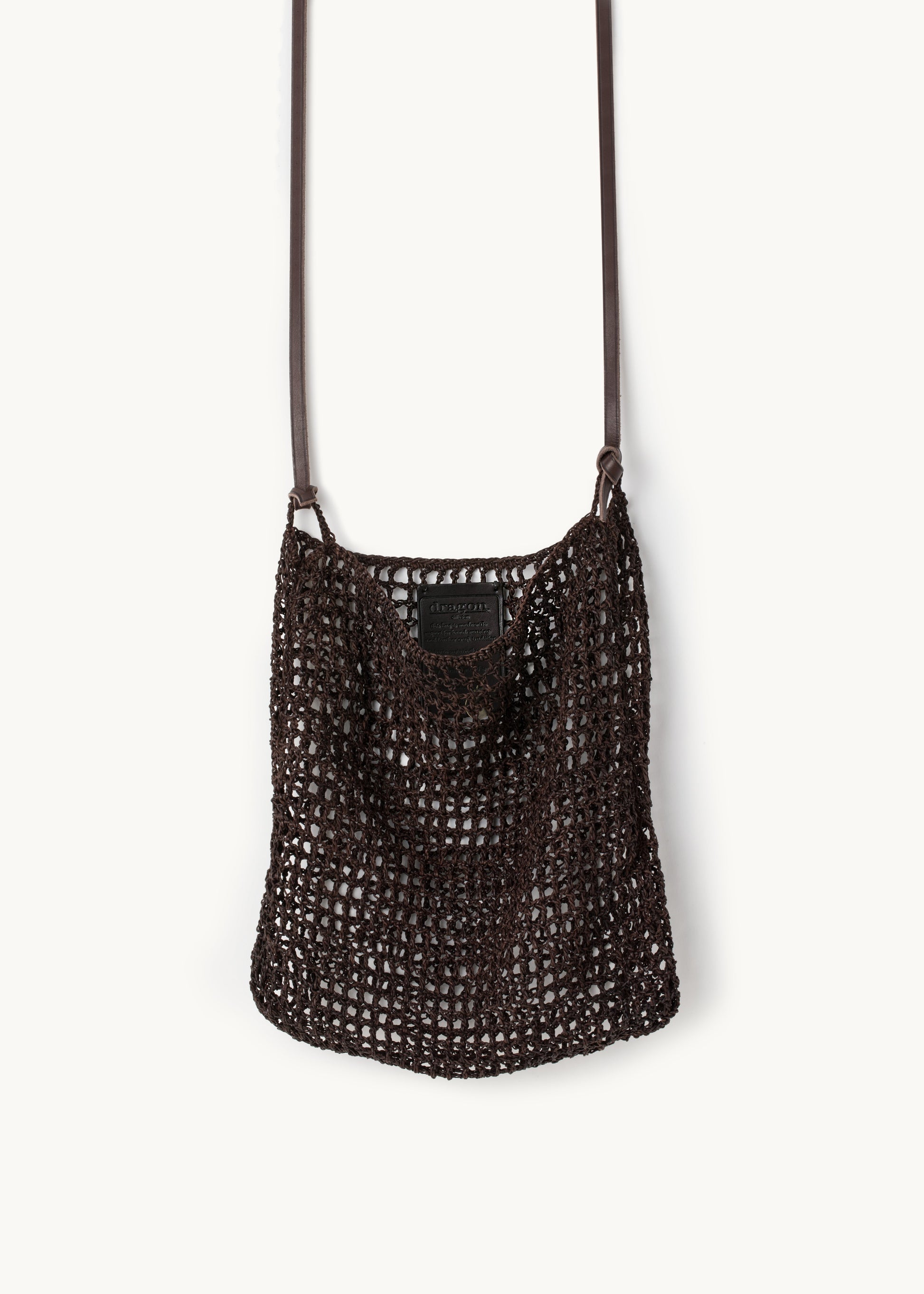 Skórzana pleciona torba Knit Hobo Dragon Diffusion BEBE Concept 