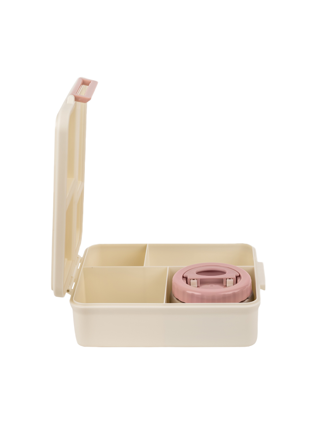 Duży lunchbox tritanowy z termosem Citron BEBE Concept 