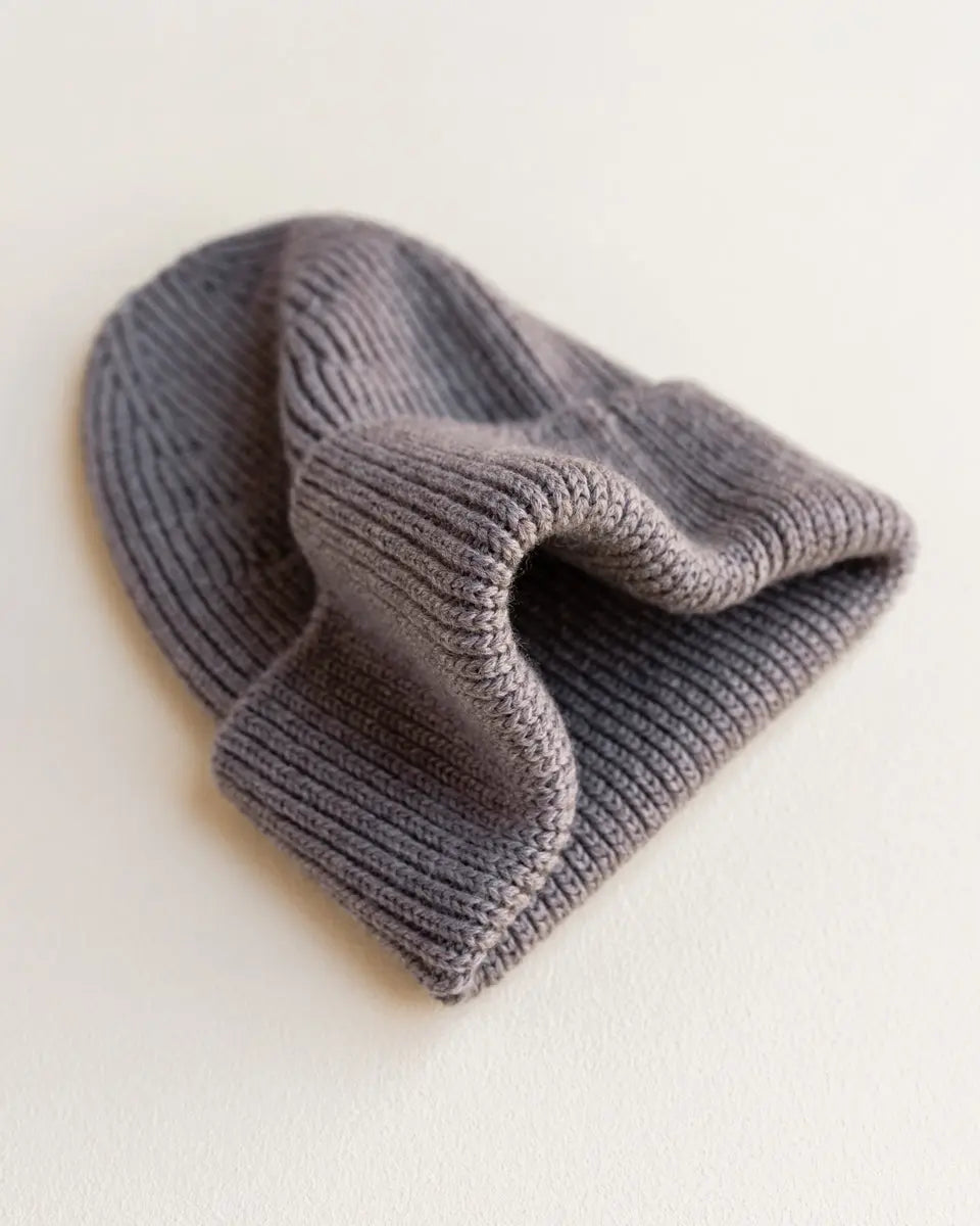 Czapka beanie z wełny merino Fonzie Adult Hvid BEBE Concept 
