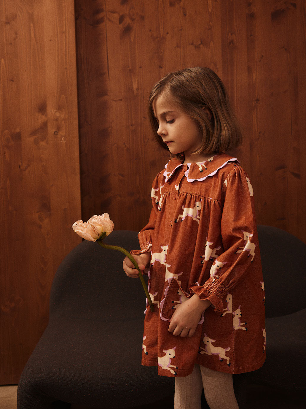 Sukienka Agatha dress Lamb Sunburn Hello Simone BEBE Concept 