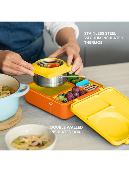 OmieBox lunchbox z termosem i przegródkami OMIE BEBE Concept 