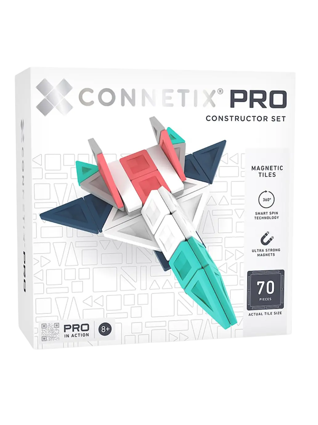 Klocki magnetyczne dla zaawansowanych PRO Constructor Set Connetix BEBE Concept 