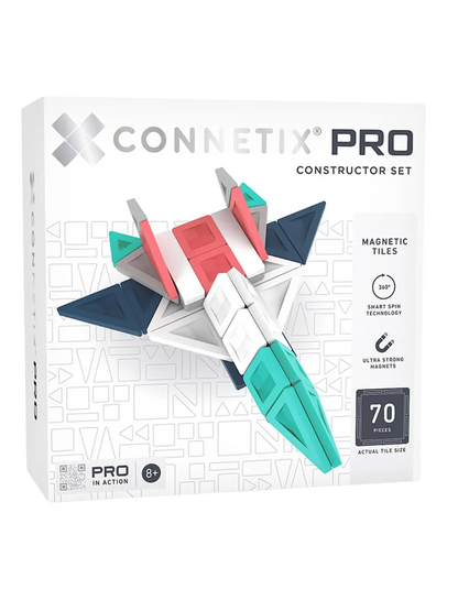 Klocki magnetyczne dla zaawansowanych PRO Constructor Set Connetix BEBE Concept 