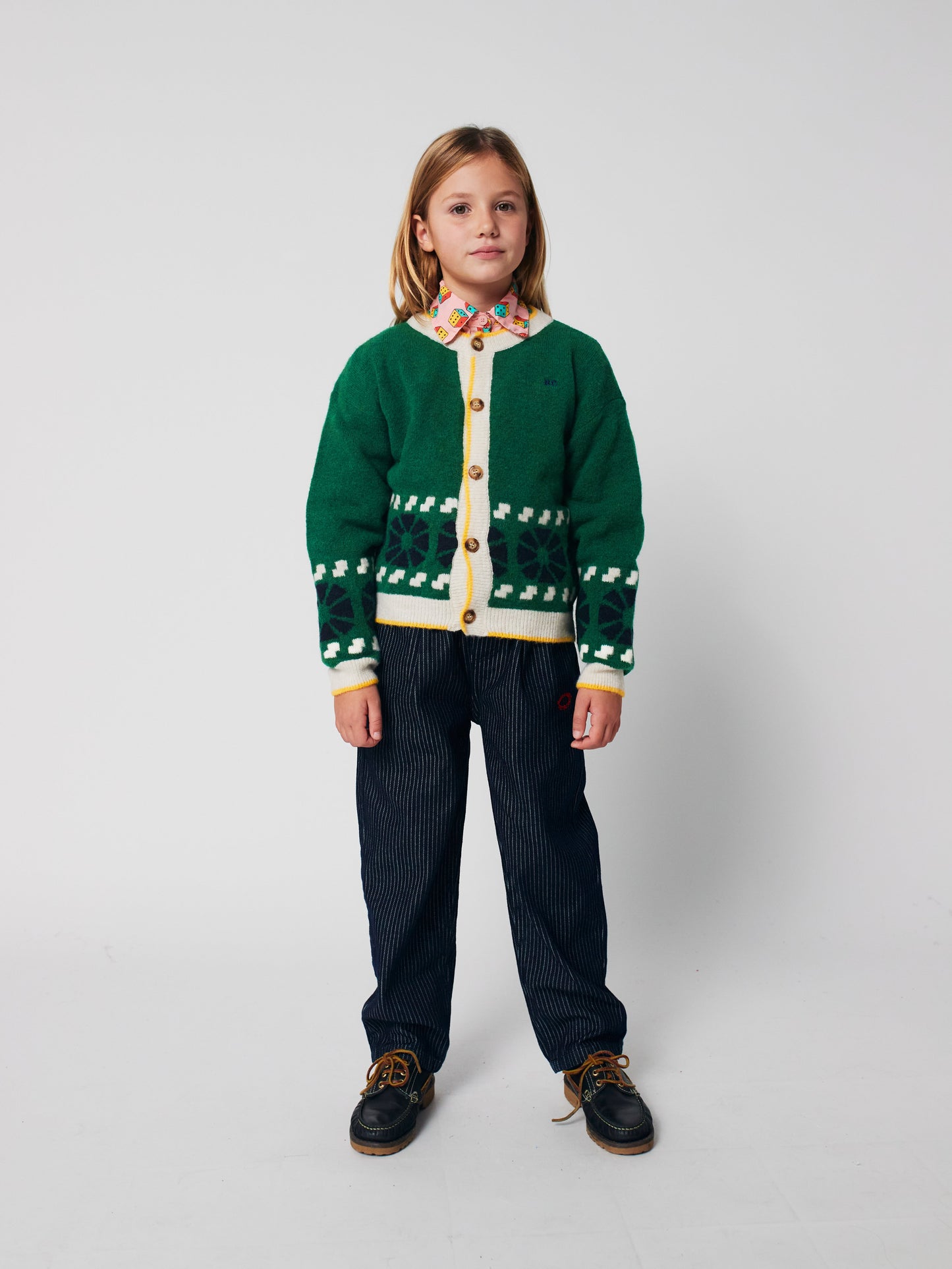 Tic Tac Toe denim pants Kids Bobo Choses BEBE Concept 