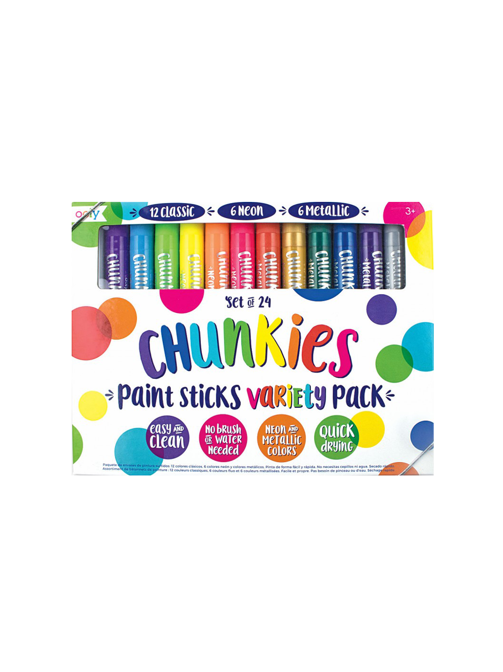Farba w kredce Chunkies Paint Sticks Variety Ooly BEBE Concept 